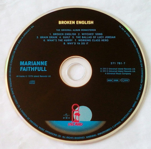Marianne Faithfull : Broken English (CD, Album, RM)