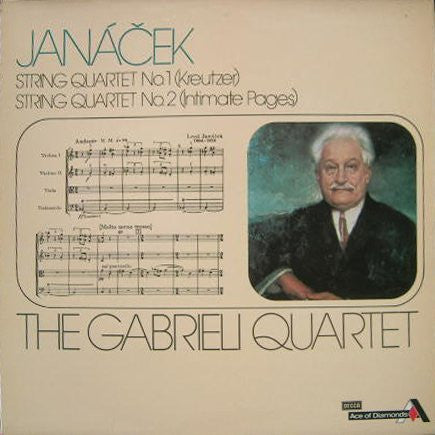 Leoš Janáček, The Gabrieli String Quartet : String Quartet No. 1 (Kreutzer) / String Quartet No. 2 (Intimate Pages) (LP)