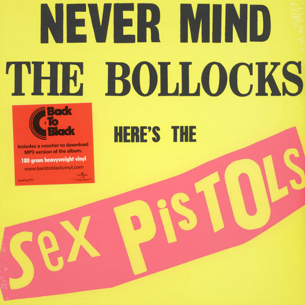 Sex Pistols : Never Mind The Bollocks, Here's The Sex Pistols (LP, Album, RE, RM, 180)