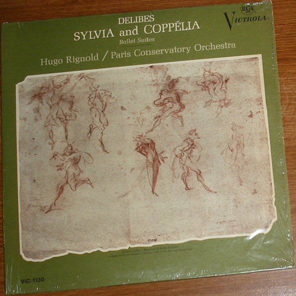 Delibes* - Hugo Rignold / Paris Conservatory Orchestra* : Sylvia And Coppélia (LP, Album, Mono, RE)