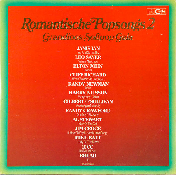 Various : Romantische Popsongs 2 (2xLP, Comp, Gat)
