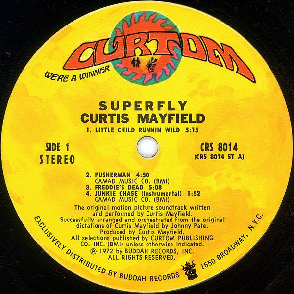 Curtis Mayfield : Super Fly (LP, Album, Pit)