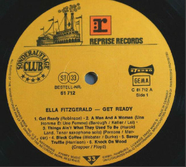Ella Fitzgerald : Get Ready (LP, Comp, Club)