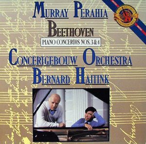 Ludwig van Beethoven - Murray Perahia, Concertgebouworkest, Bernard Haitink : Piano Concertos Nos. 3 & 4 (LP, Album)
