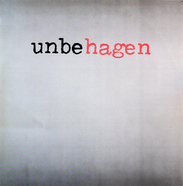 Nina Hagen Band : Unbehagen (LP, Album)