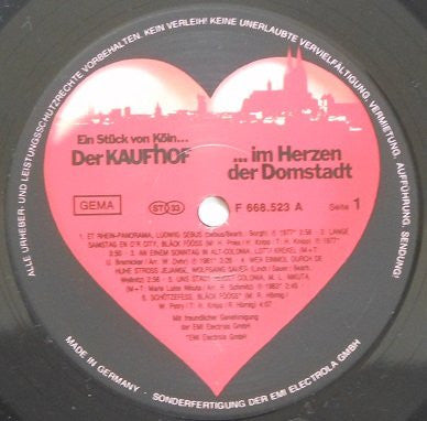 Various : Ein Stück Von Köln... Der Kaufhof ...Im Herzen Der Domstadt (LP, Comp)