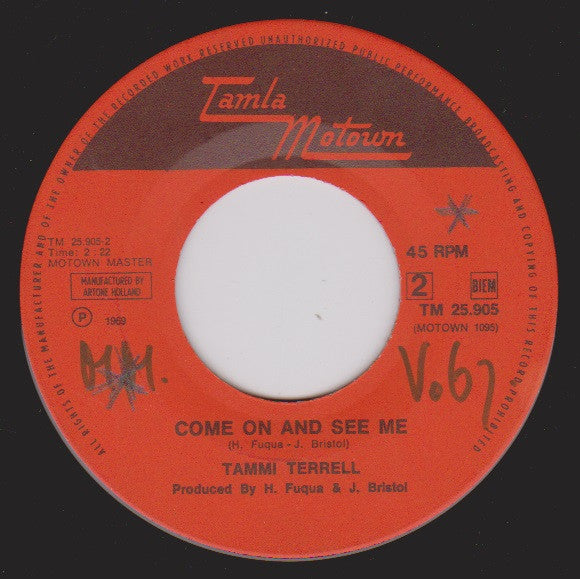 Tammi Terrell : This Old Heart Of Mine / Come On And See Me (7")