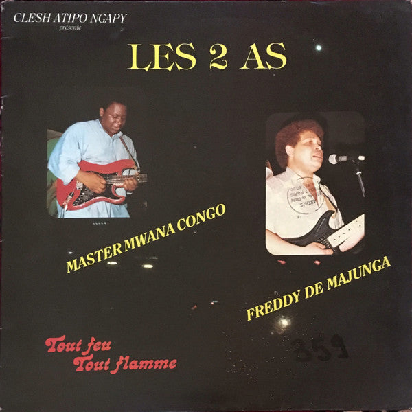 Master Mwana Congo, Freddy De Majunga : Les 2 As- Tout Feu Tout Flamme (LP)