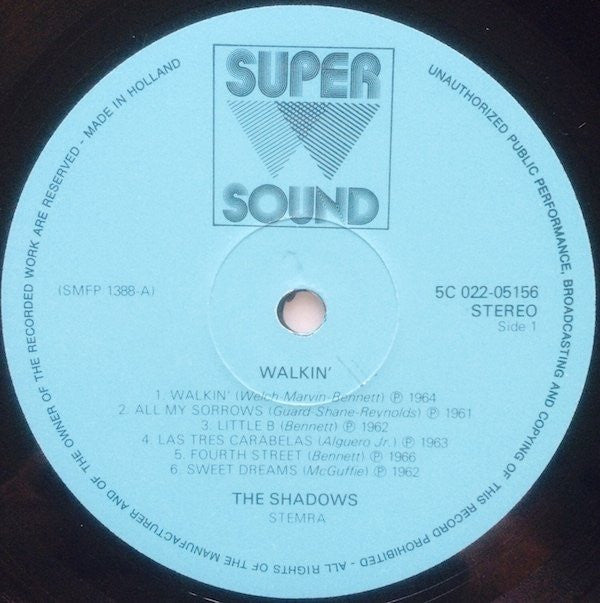 The Shadows : Walkin'  (LP, Comp)