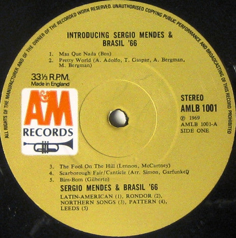 Sergio Mendes & Brasil 66* : Introducing Sergio Mendes & Brasil 66 (LP, Comp)