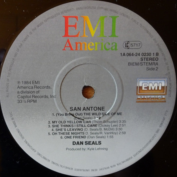 Dan Seals : San Antone  (LP, Album)