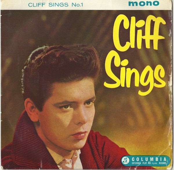 Cliff Richard & The Shadows : Cliff Sings No.1 (7", EP, Mono)