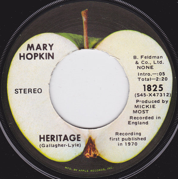 Mary Hopkin : Think About Your Children (7", Single)