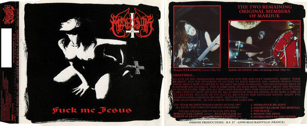 Marduk : Fuck Me Jesus (CD, EP)