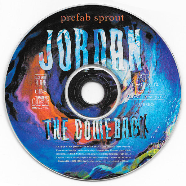 Prefab Sprout : Jordan: The Comeback (CD, Album, Ltd, Pic)