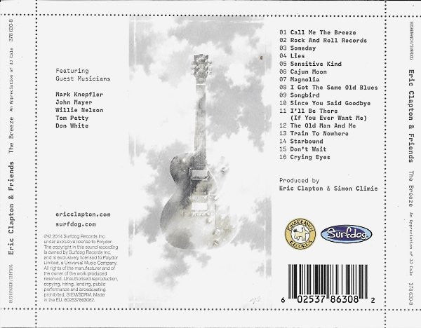 Eric Clapton & Friends : The Breeze (An Appreciation Of JJ Cale) (CD, Album)