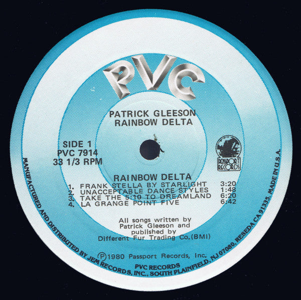 Patrick Gleeson : Rainbow Delta (LP, Album)