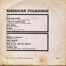 Various : American Folksongs (7", EP)