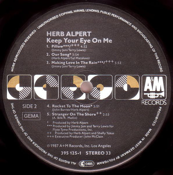 Herb Alpert : Keep Your Eye On Me (LP, Album)