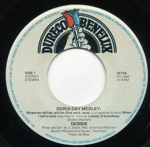 Debbie (6) : Doris Day Medley (7", Single)