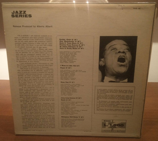 Louis Armstrong : Back O' Town Blues (LP, Mono)