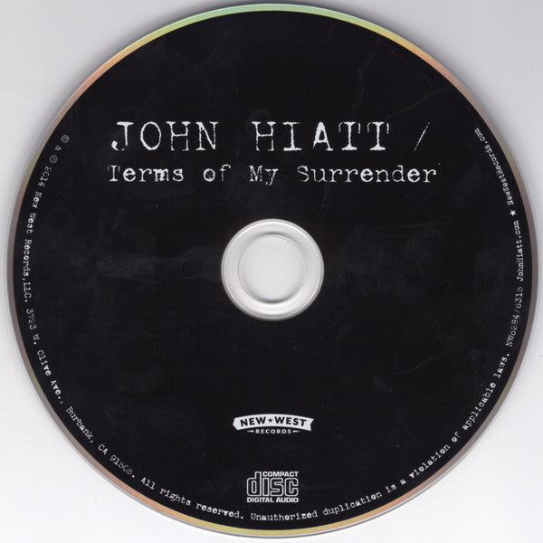 John Hiatt : Terms Of My Surrender (CD, Album)