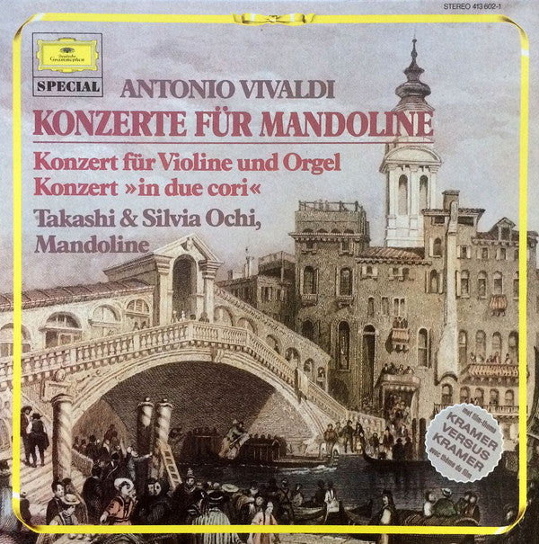 Antonio Vivaldi : Konzerte Für Mandoline. Konzert Für Violine Und Orgel. Konzert "In Due Cori" (LP, RE)