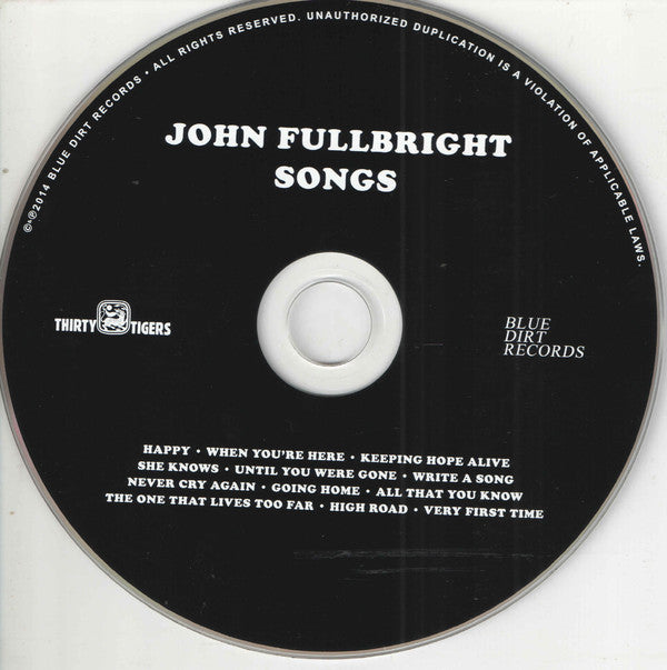 John Fullbright : Songs (CD, Album)