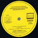 Emmy Verhey, Felix Mendelssohn-Bartholdy, Peter Ilitsch Tchaikovsky*, Budapest Symphony Orchestra, Arpád Joó* : Mendelssohn-Tchaikovsky Violin Concertos (LP, Gat)