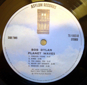 Bob Dylan : Planet Waves (LP, Album)