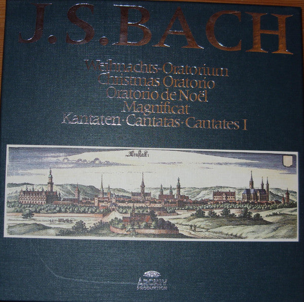 Johann Sebastian Bach : Weihnachts-Oratorium - Magnificat - Kantaten I (11xLP, Comp + Box)