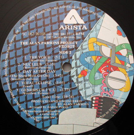 The Alan Parsons Project : I Robot (LP, Album, Gat)