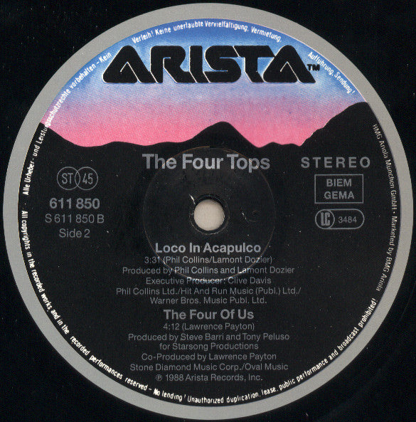 The Four Tops* : Loco In Acapulco (12", Maxi)