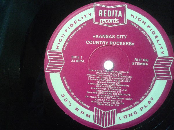 Various - Kansas City Country Rockers (LP Tweedehands) - Discords.nl