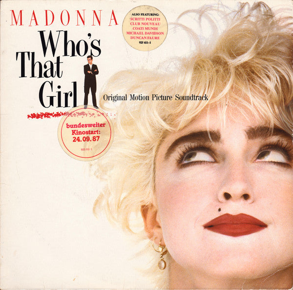 Madonna - Who's That Girl (Original Motion Picture Soundtrack) (LP Tweedehands) - Discords.nl