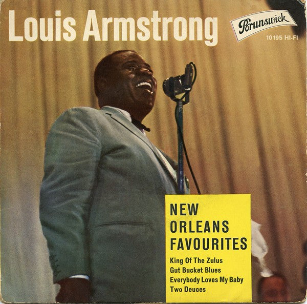 Louis Armstrong And His All-Stars : New Orleans Favourites (7", Mono)