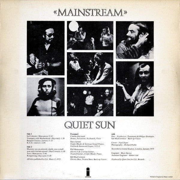 Quiet Sun : Mainstream (LP, Album)