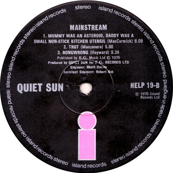 Quiet Sun : Mainstream (LP, Album)
