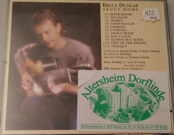 Bruce Dunlap : About Home (CD, Album)
