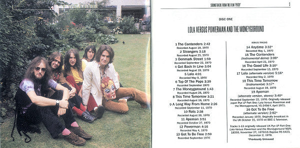 The Kinks : Lola Versus Powerman And The Moneygoround Part One And Percy (CD, Album, RE + CD, Album, Mono, RE + Comp, Dlx, R)