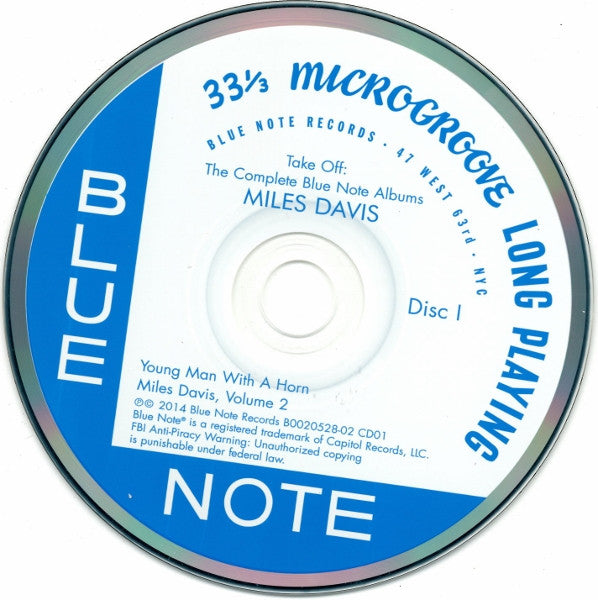 Miles Davis : Take Off: The Complete Blue Note Albums (2xCD, Comp)