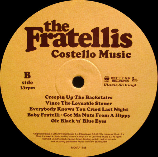 The Fratellis : Costello Music (LP, Album, RE, 180)