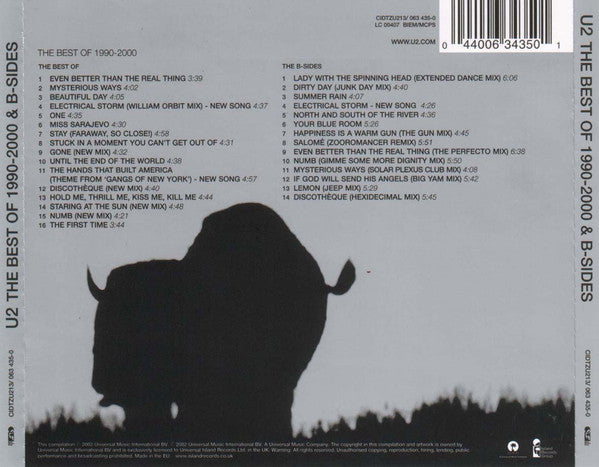 U2 : The Best Of 1990-2000 & B-Sides (2xCD, Comp + DVD, NTSC)