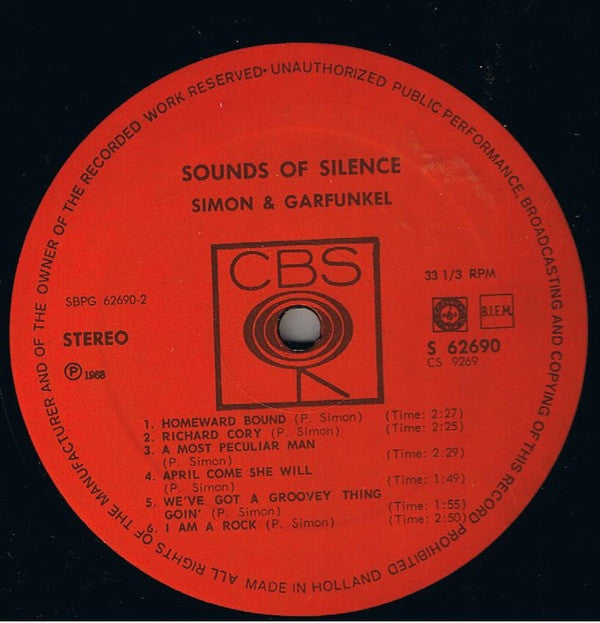 Simon & Garfunkel - Sounds Of Silence (LP Tweedehands) - Discords.nl