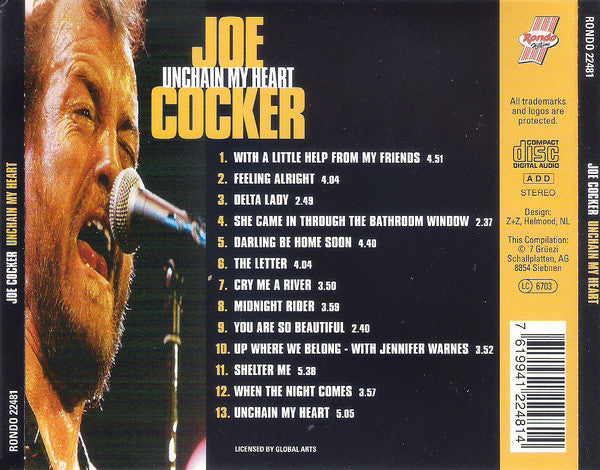 Joe Cocker : Unchain My Heart (CD, Comp, RM)