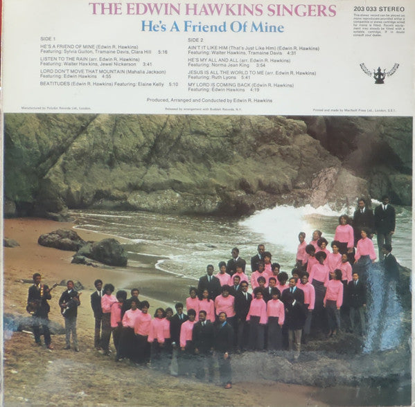 The Edwin Hawkins Singers* : He's A Friend Of Mine (LP)
