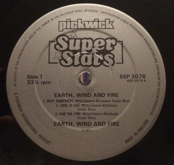 Earth, Wind & Fire : Earth, Wind & Fire (LP, Album, RE)