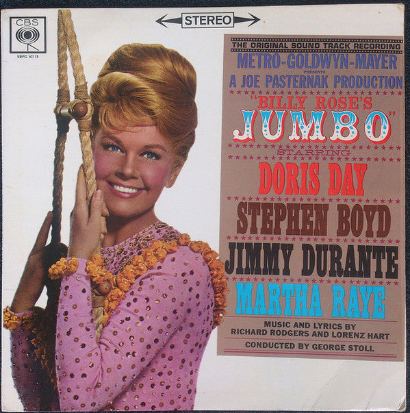 Doris Day, Stephen Boyd (2), Jimmy Durante, Martha Raye : Billy Rose's Jumbo (LP)