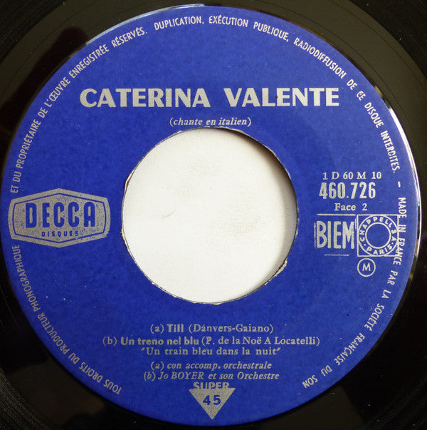 Caterina Valente Accompagnée Par Jo Boyer Et Son Orchestre : Personalita (7", EP)