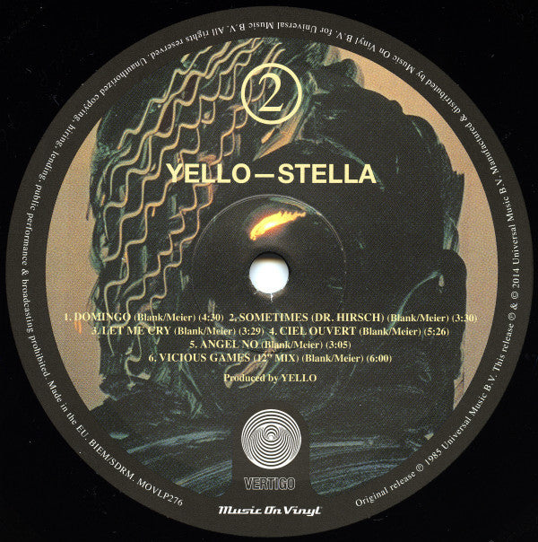 Yello : Stella (LP, Album, RM, 180)